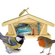 kit mangeoire et graines pour oiseaux - caillard